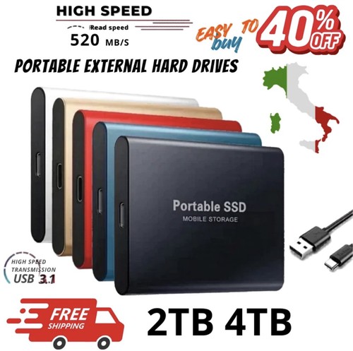 Hard disk ssd 4tb esterno - disk,