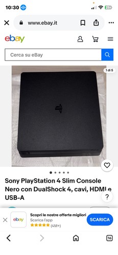Sony ps4 slim - slim, 1000gb