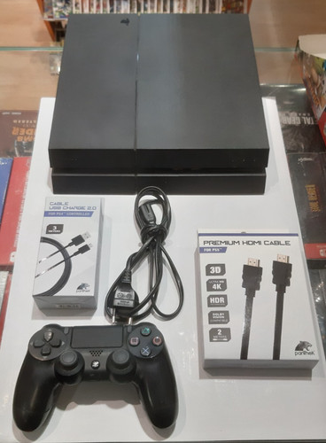 Console playstation fat 500 - console,