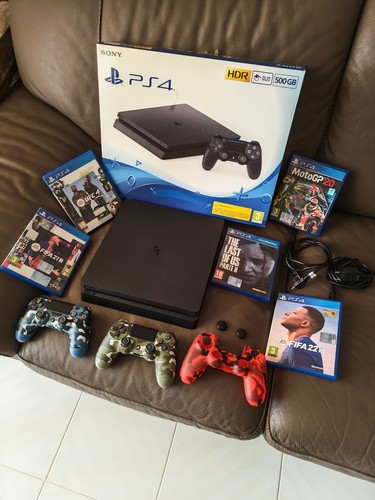 Sony playstation slim 500gb - 4,