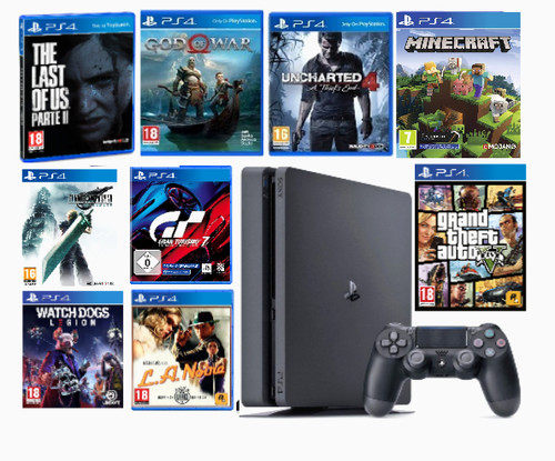 Sony playstation ps4 slim 1 - playstation,