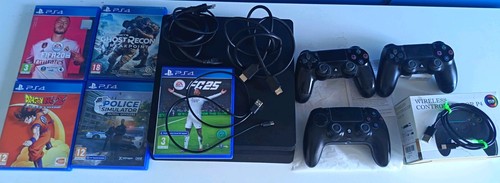Sony playstation slim nera - playstation, 4