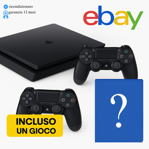 Ps4 slim usata sony play - usata, 1